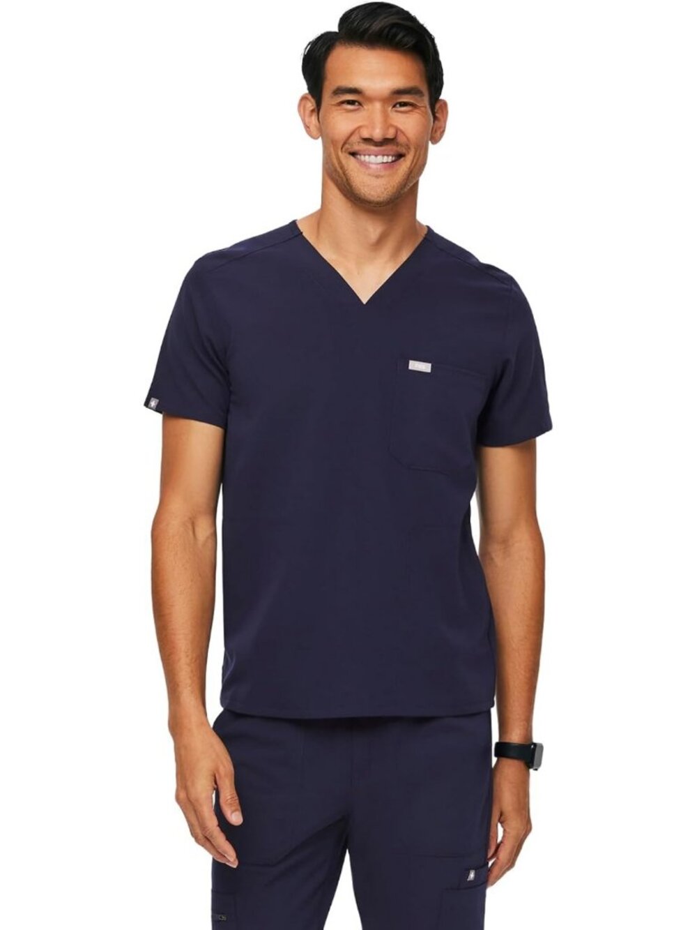 Men's Chisec Scrub Top - Stylish, Comfortable Medical Uniform, Perfect for